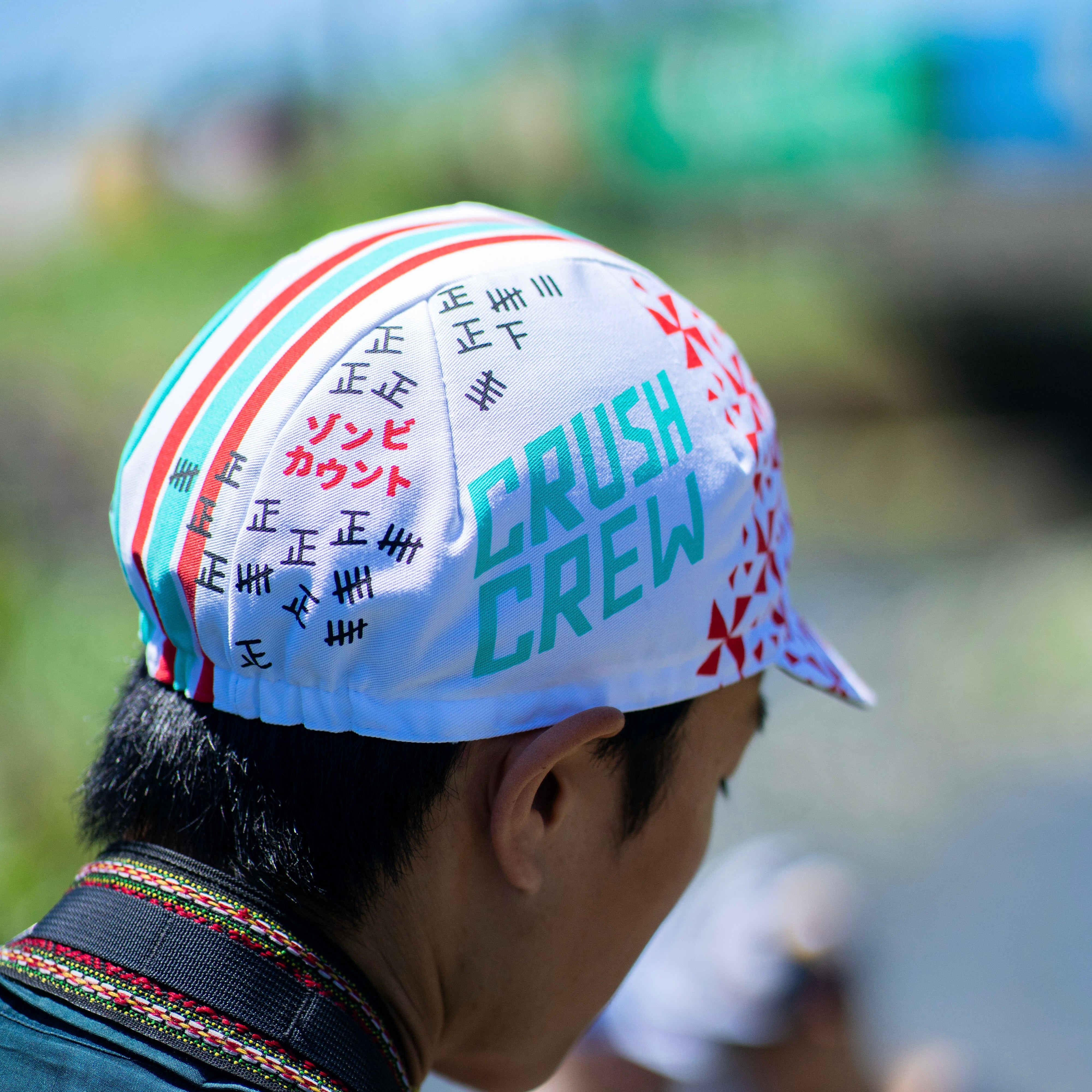 ADAM BELL'S WORKS Cycling Cap - Zombie Hunters on Bikes