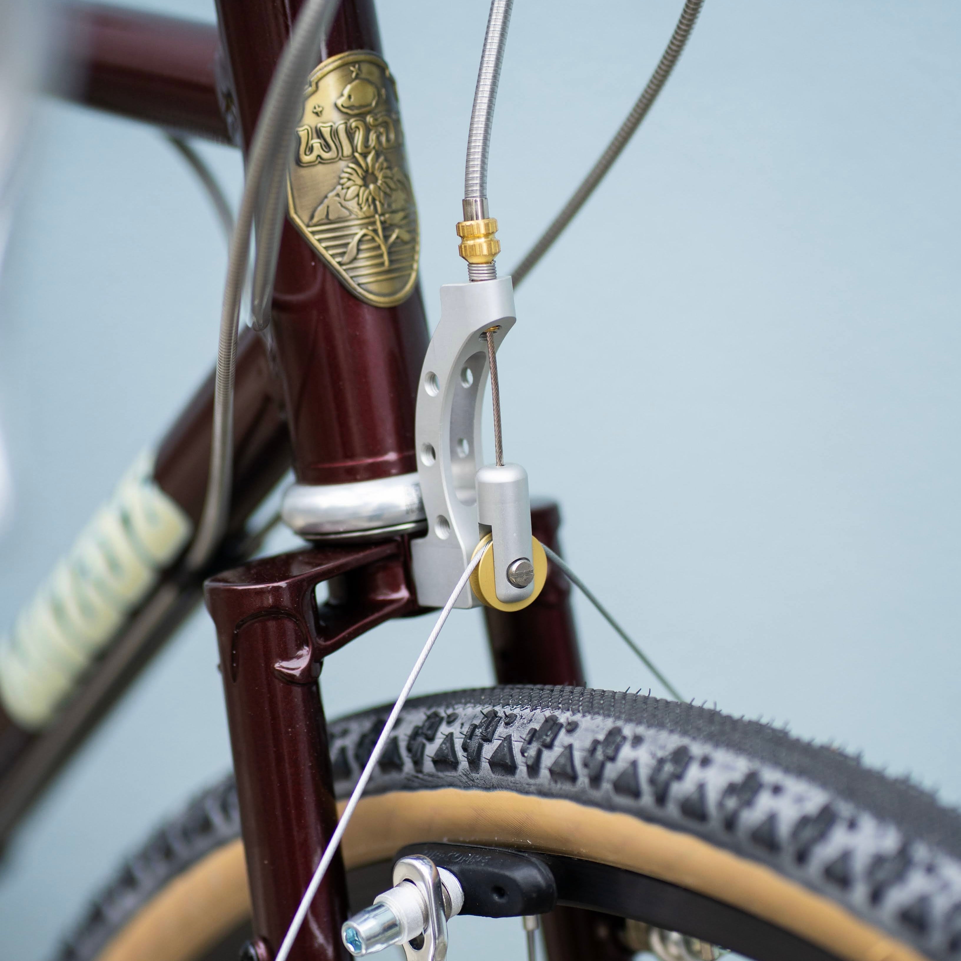 SHOVEL RESEARCH Fork Mounted Brake Cable Hanger