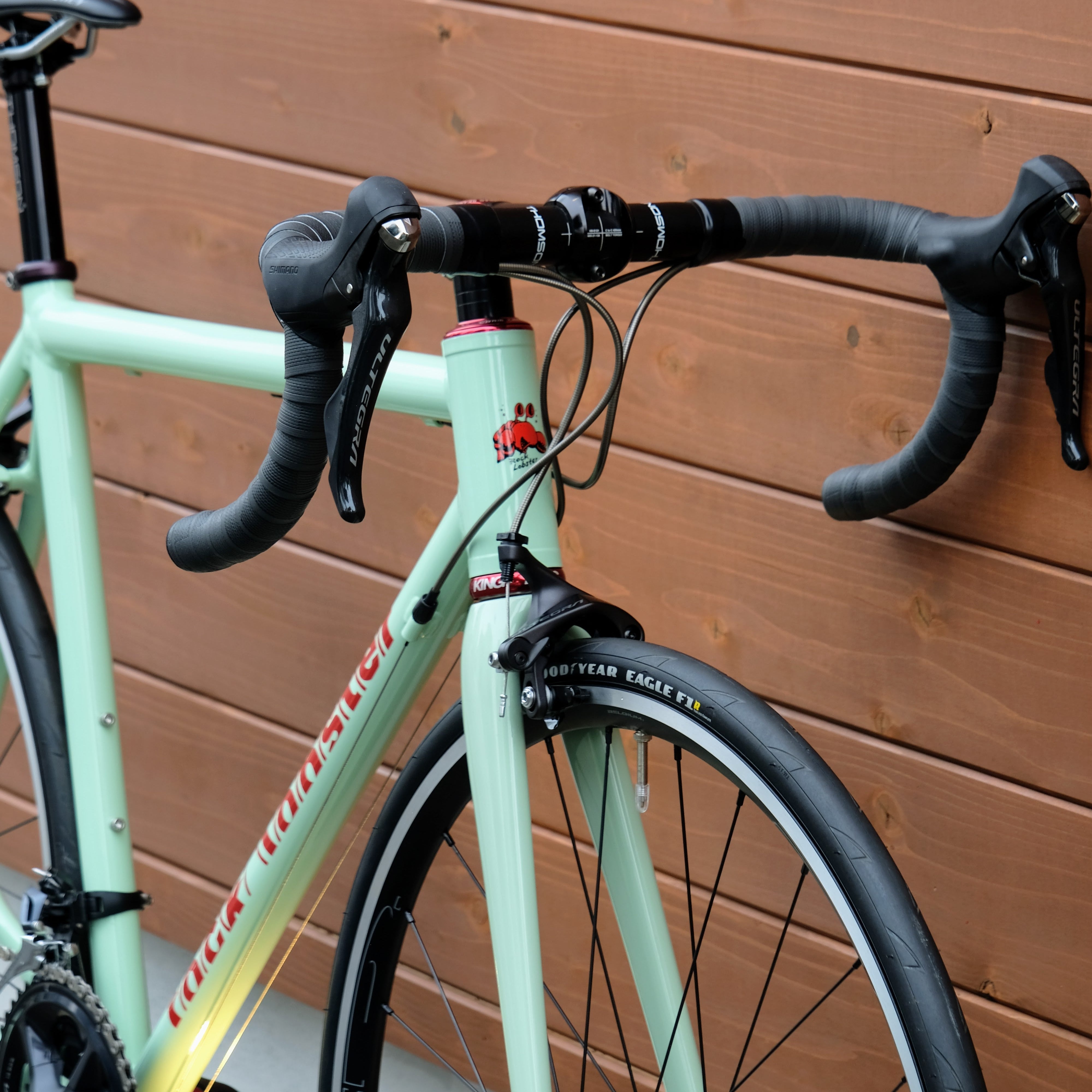 ROCK LOBSTER CYCLES 7005 Aluminum Rim Brake Road Racer Original Complete Bike / Size :52