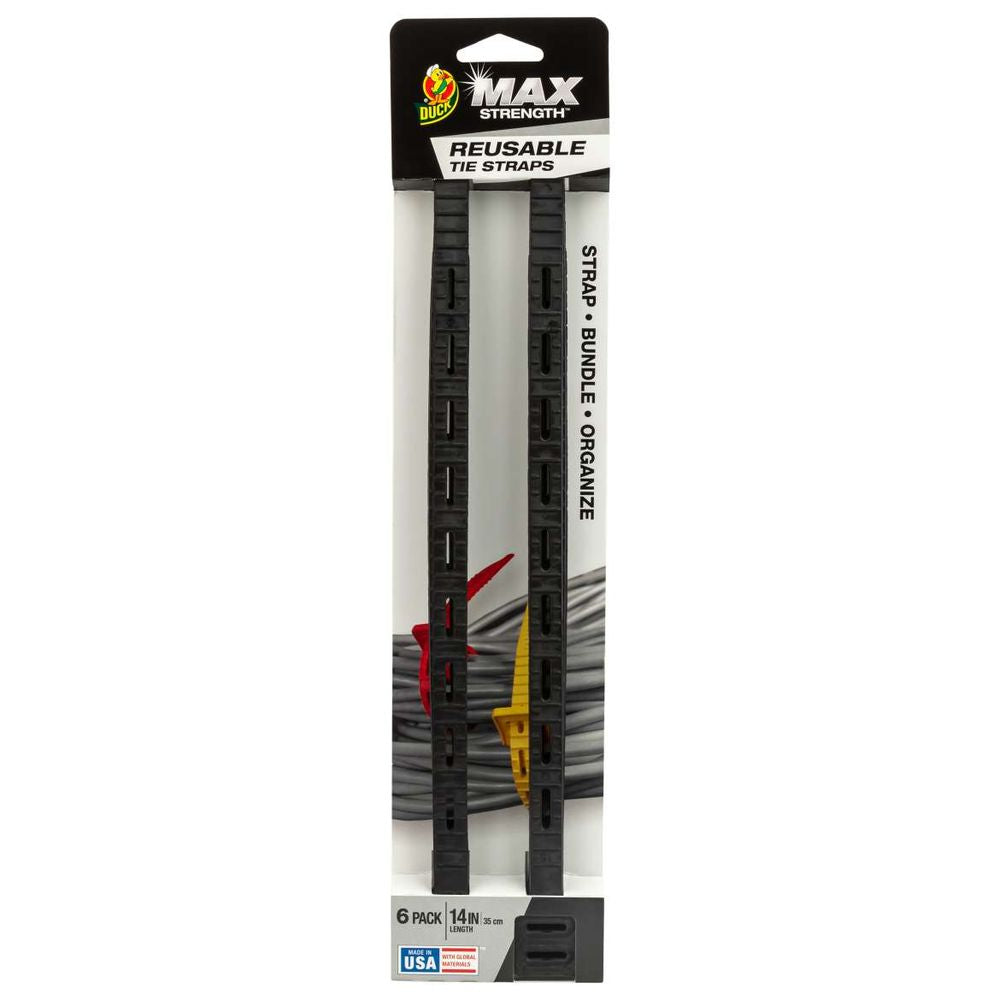 DUCK MAX One Tie Reusable Tie Strap 14inch