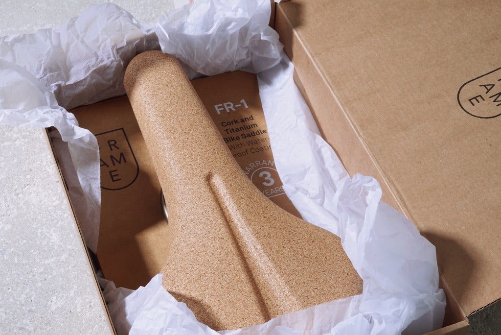 FRAME CYCLES FR-1 Cork And Titanium Saddle