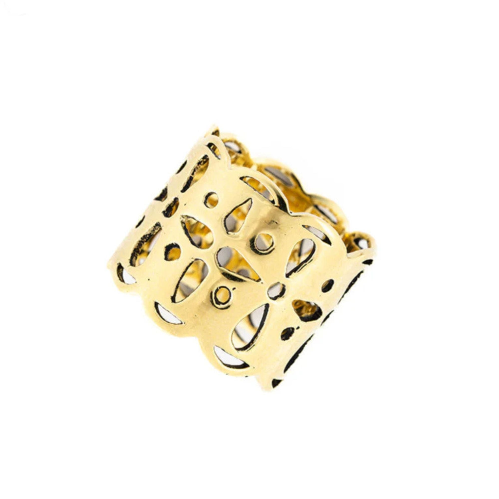 HANDKER Brass Bandana Slide Ring