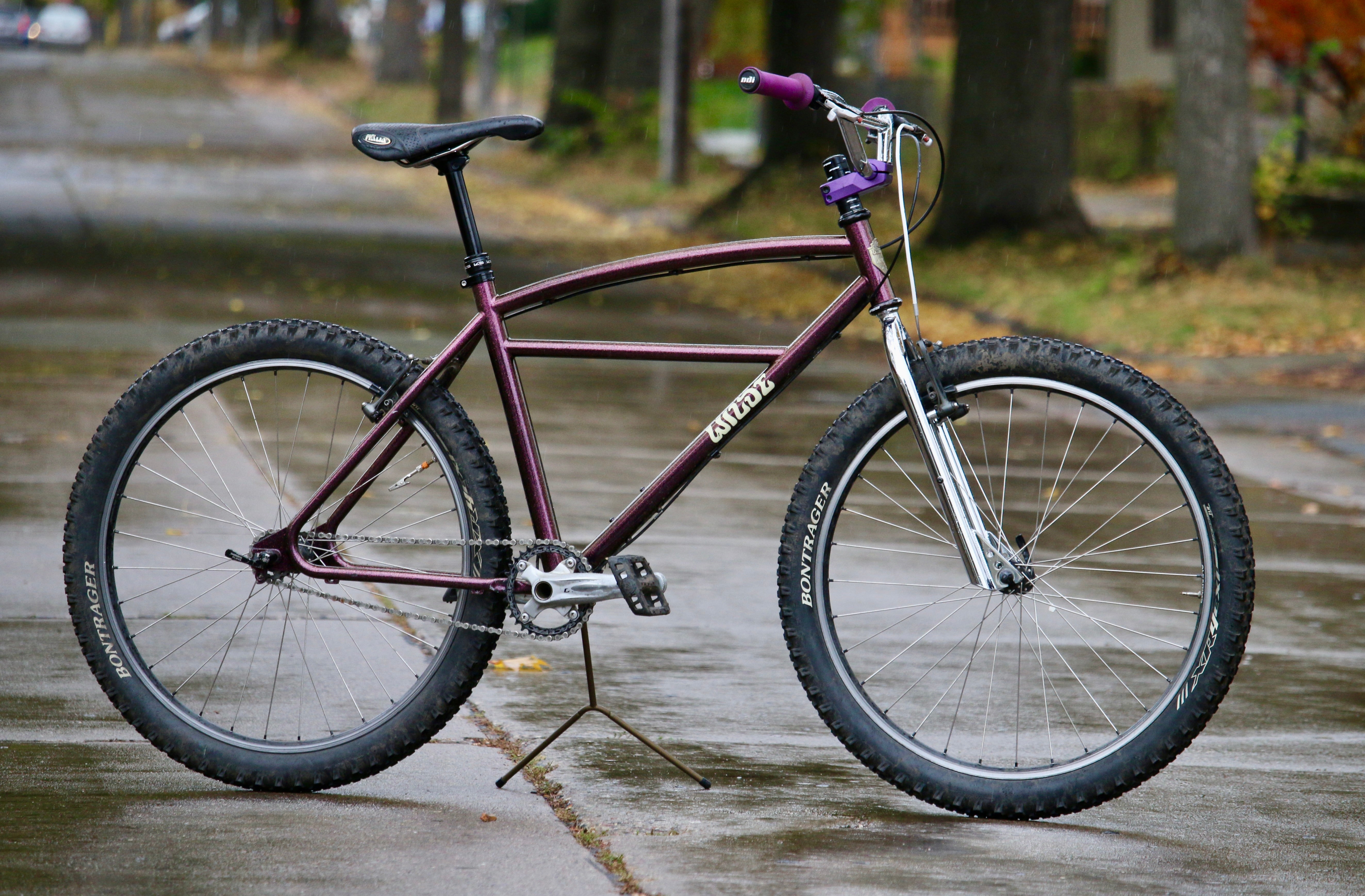 WILDE BICYCLE Moto-Cruiser Frame Set - Purple Pizazz