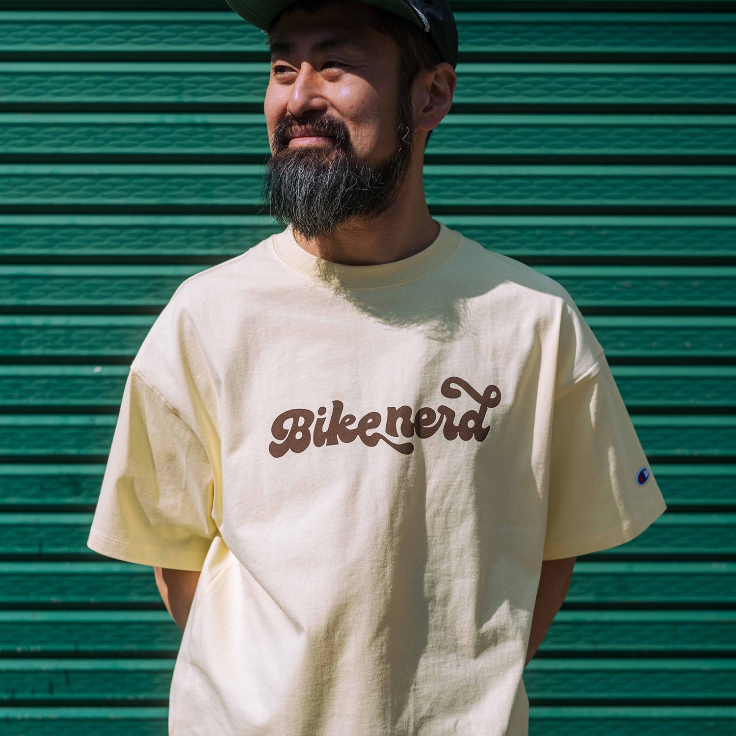 CHAMPION S/S Tee “Bike Nerd”
