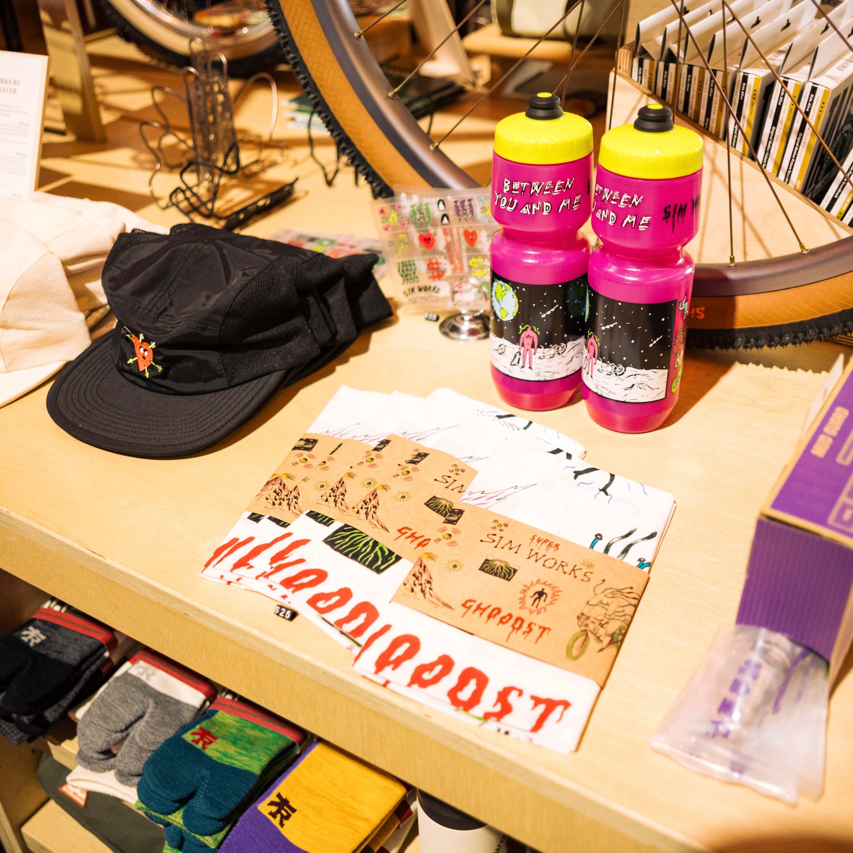 GHOOOST x SIMWORKS Ride Me to the Moon Tenugui