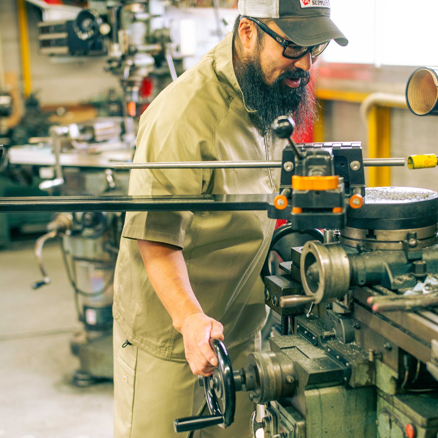 DICKIES Half Zip Bike Worker Shirts