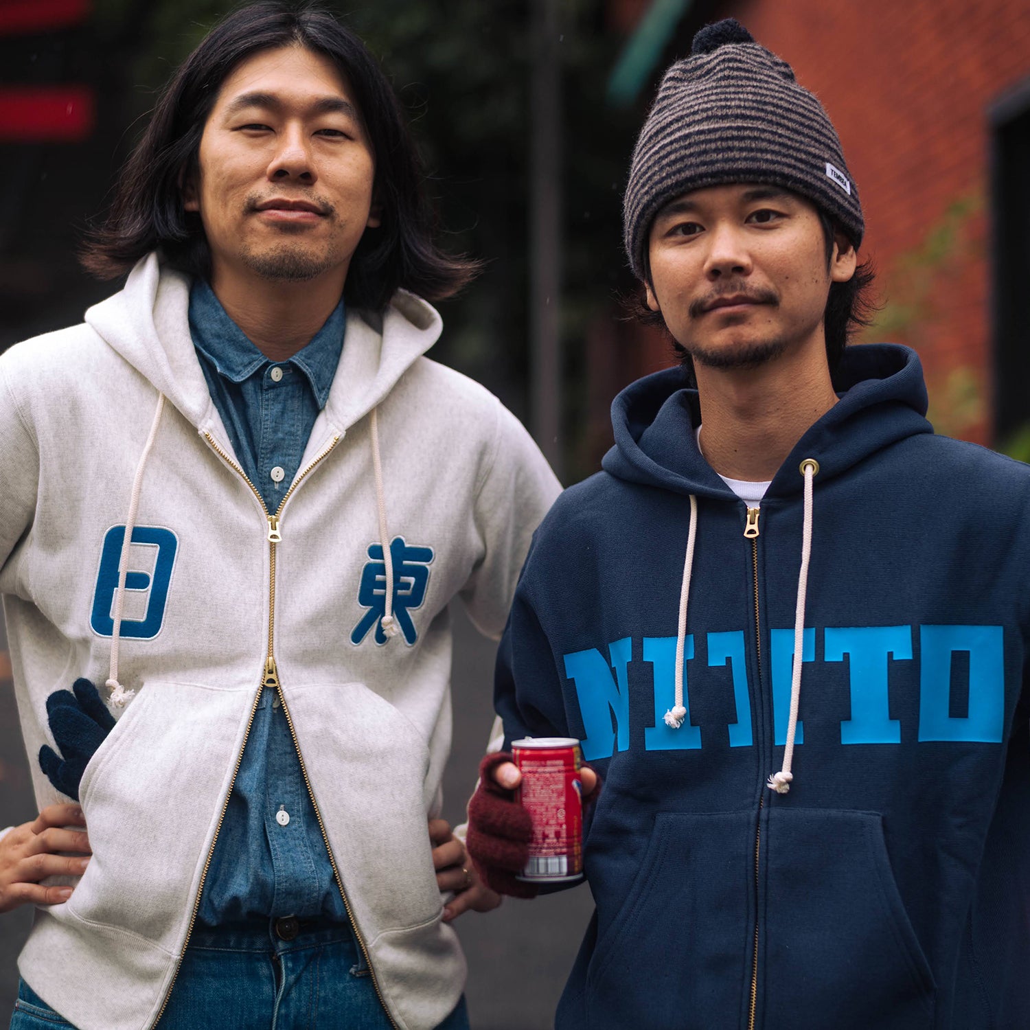 CHAMPION NITTO Kanji Logo Zip Hoodie