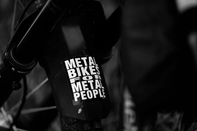 THE RADAVIST Sticker - Metal Bikes for Metal People