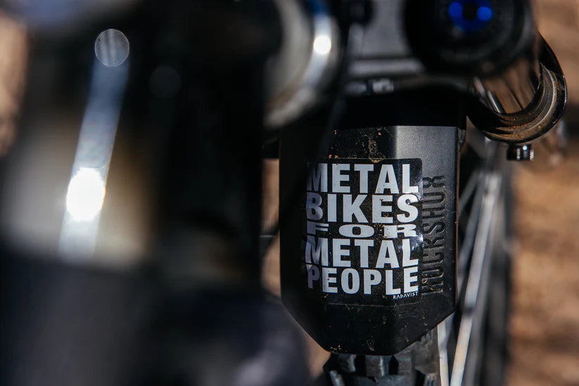 THE RADAVIST Sticker - Metal Bikes for Metal People