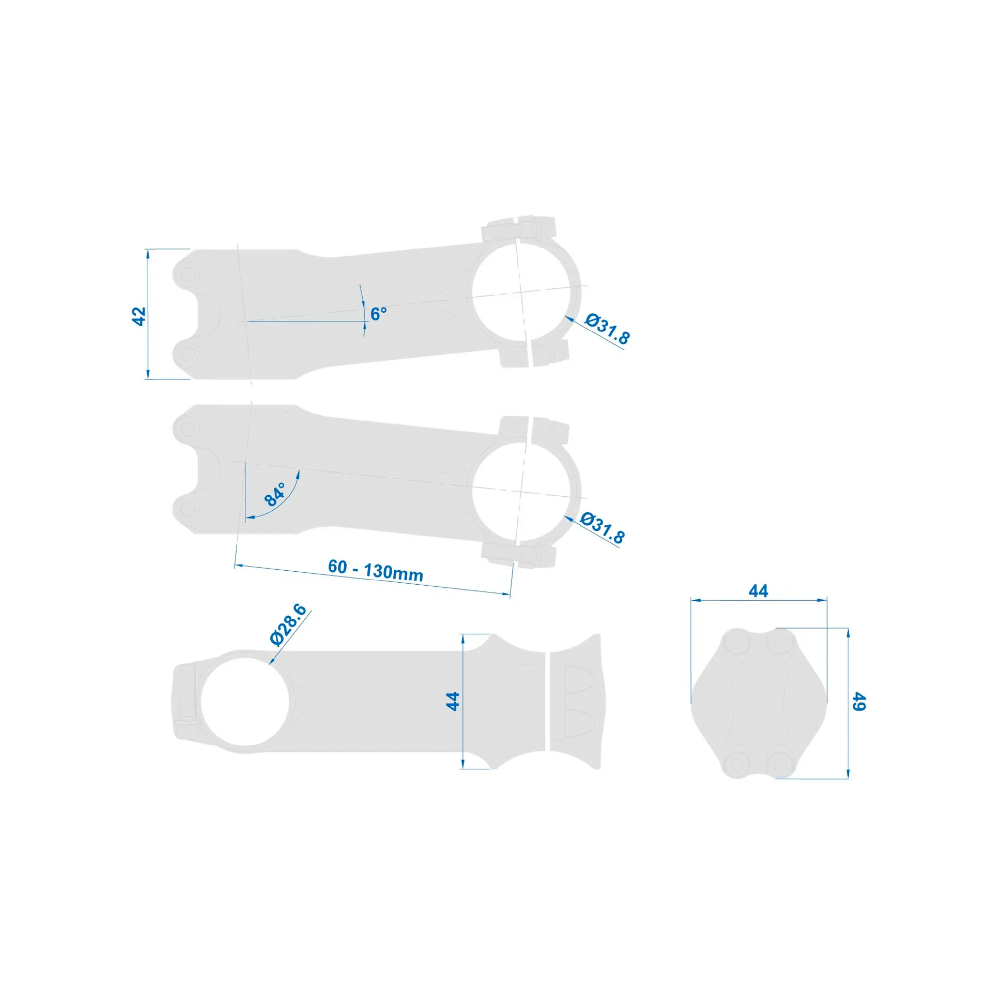 RITCHEY Comp 4-Axis-44 Stem