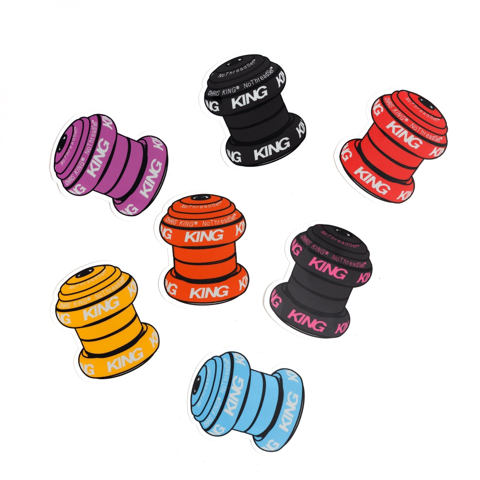 CHRIS KING NoThreadSet ワッペン付き CHRIS KING NoThreadSet Sticker Pack