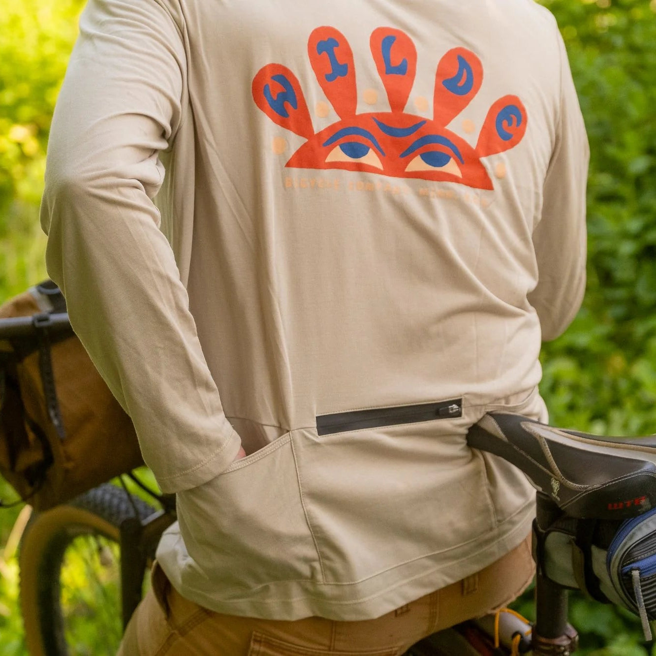 WILDE BICYCLE Ocean & San Touring Shirt - Sun Logo