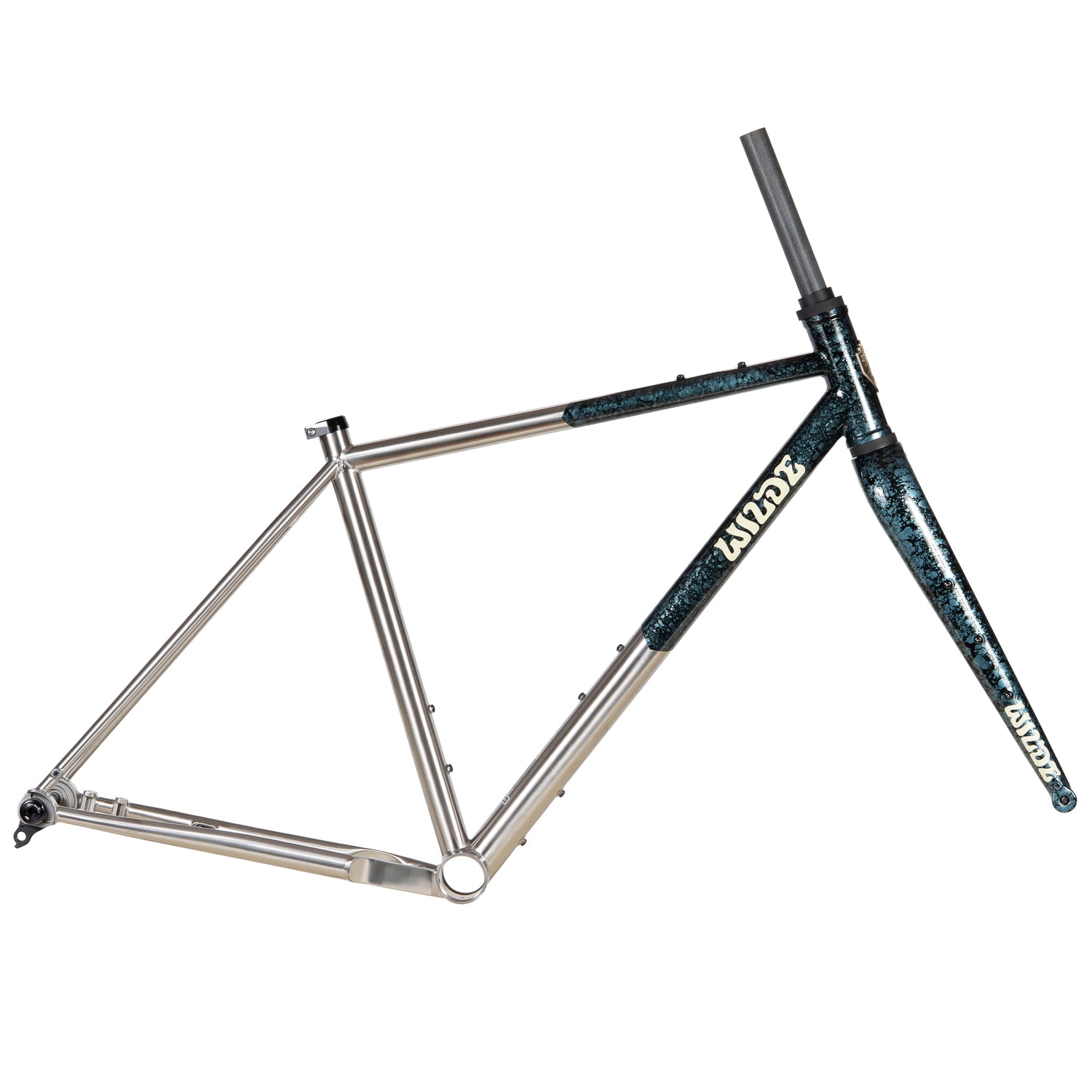 WILDE BICYCLE Heighliner Frame Set - Marbled Green