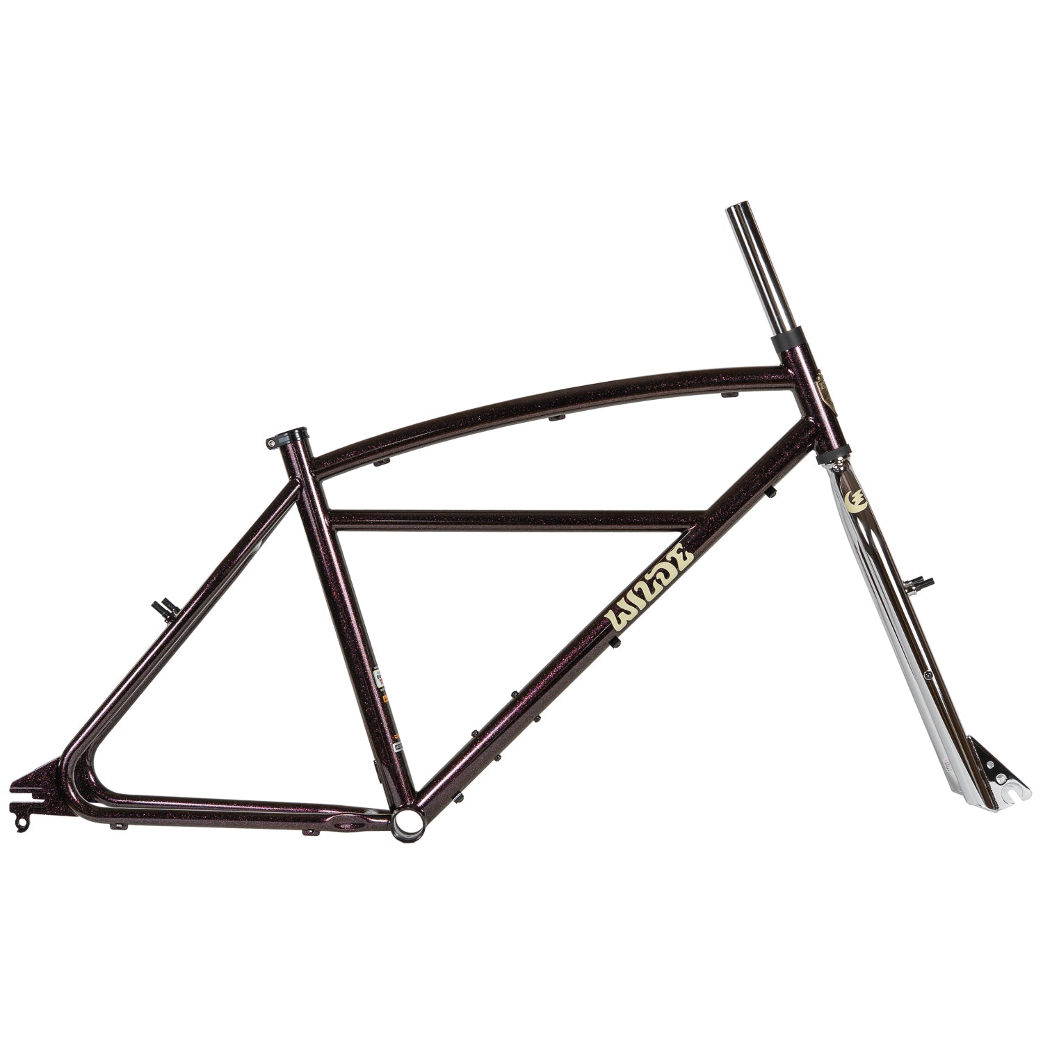 WILDE BICYCLE Moto-Cruiser Frame Set - Purple Pizazz
