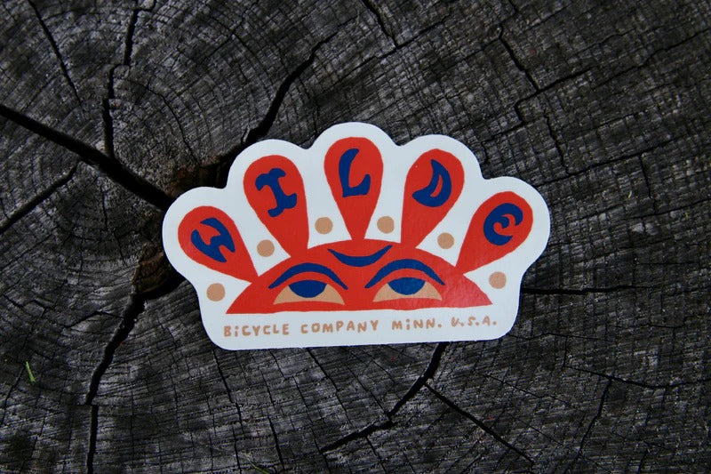 WILDE BICYCLE Sun Sticker