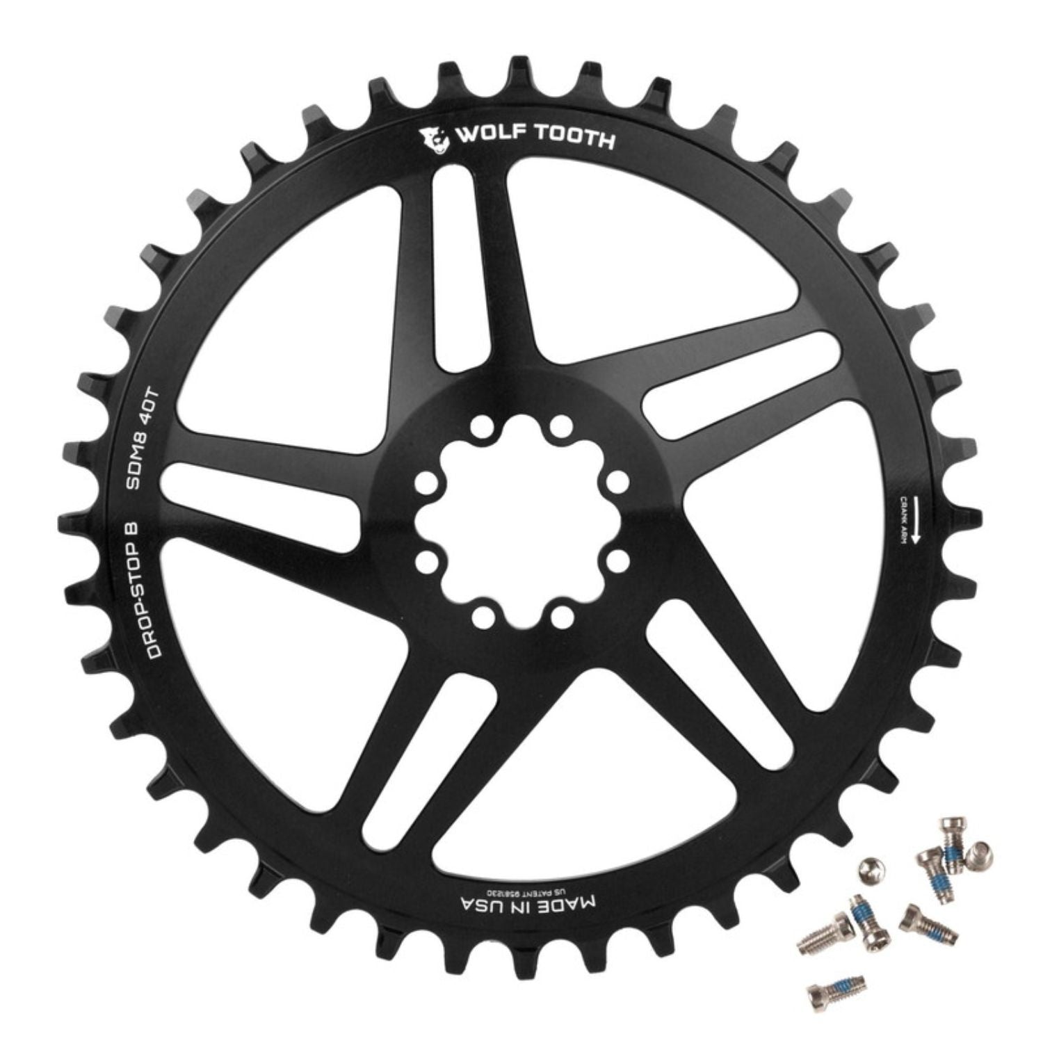 WOLF TOOTH Direct Mount Chainring for SRAM 8-Bolt