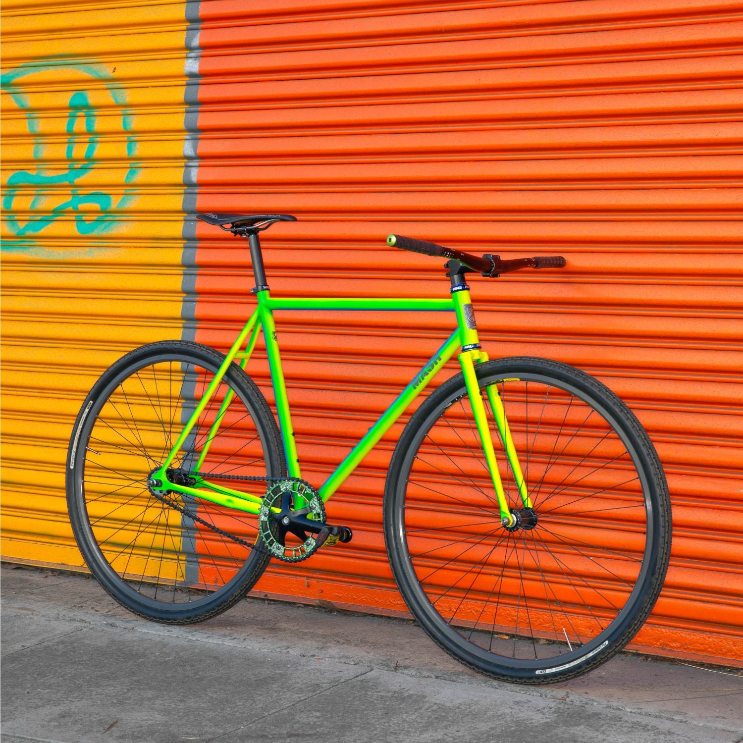 MASH Steel Frame Set 2024 (Neon Blue/Green Fade)