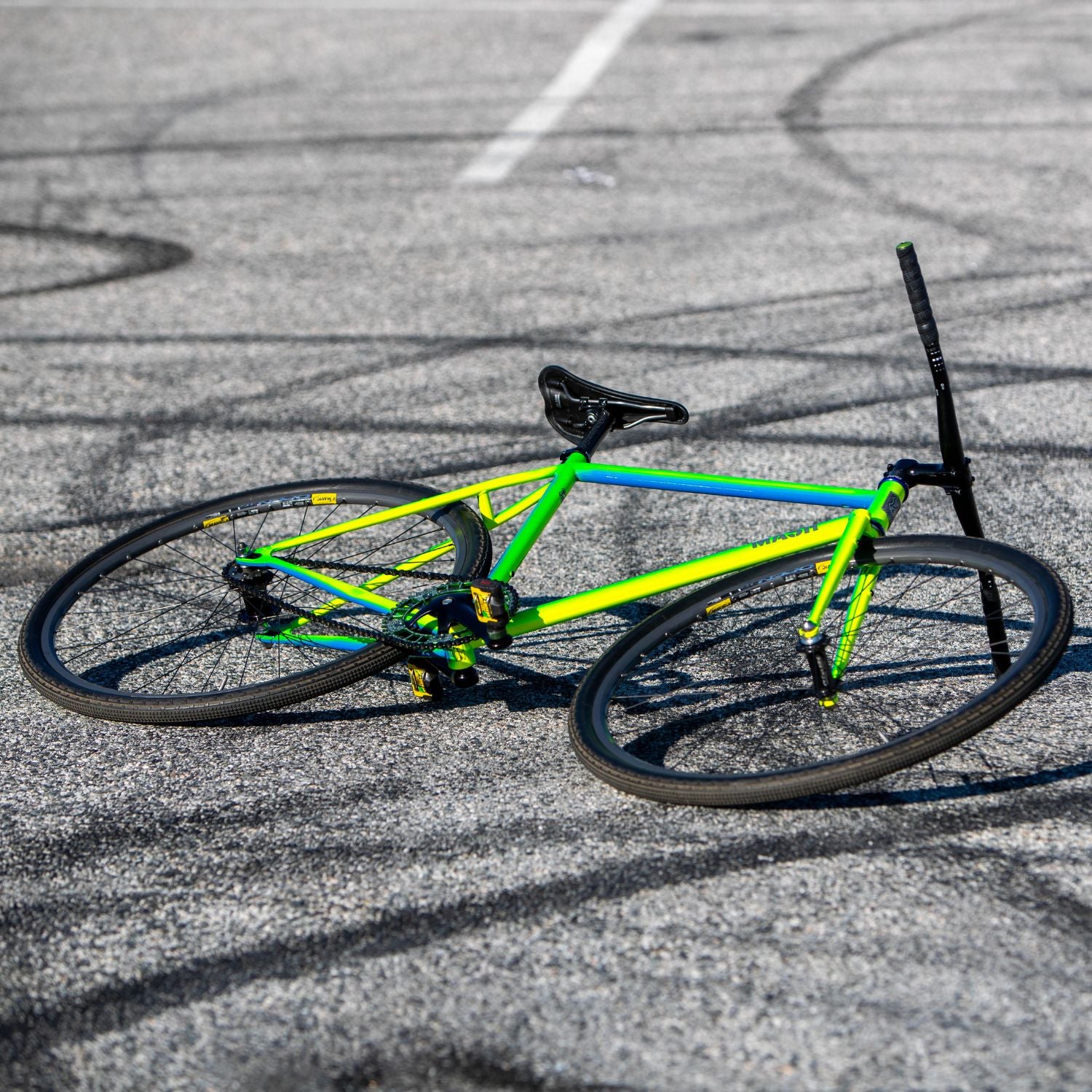 MASH Steel Frame Set 2024 (Neon Blue/Green Fade)