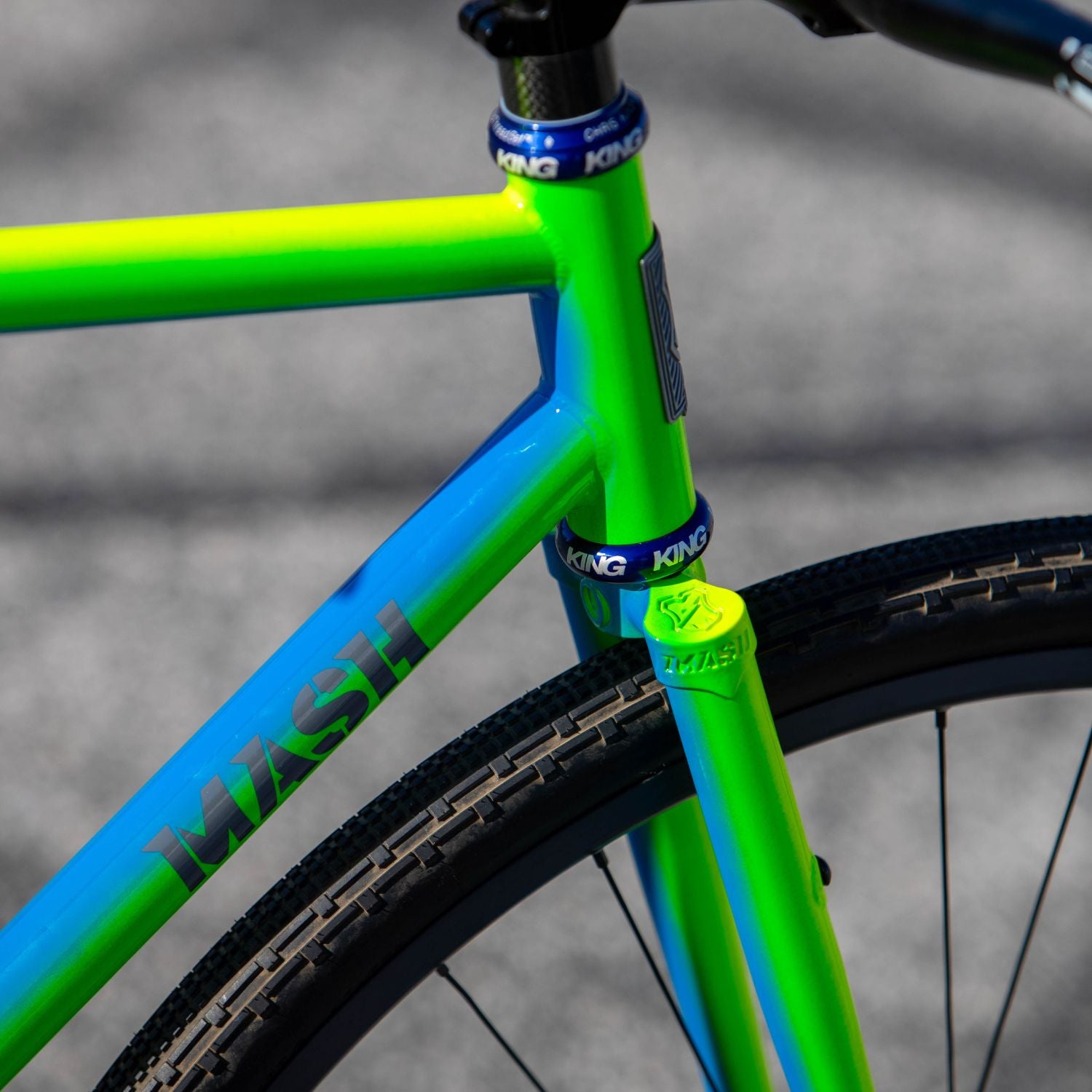 MASH Steel Frame Set 2024 (Neon Blue/Green Fade)