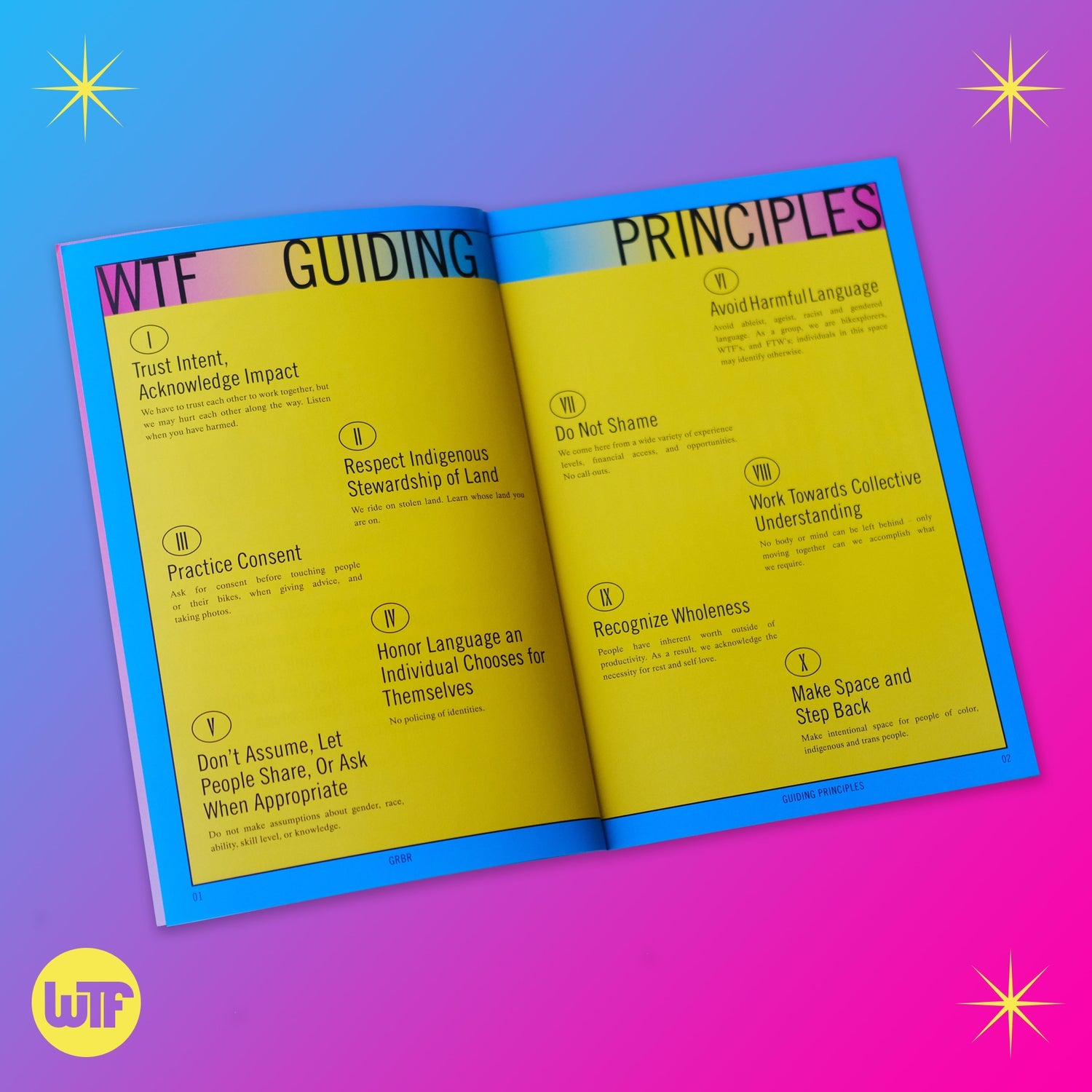 WTF Get Rad Be Radical Publication