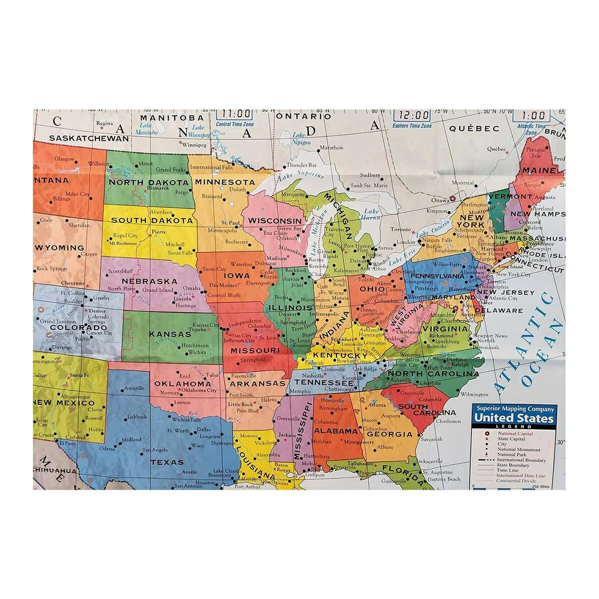 KAPPA United States Wall Map