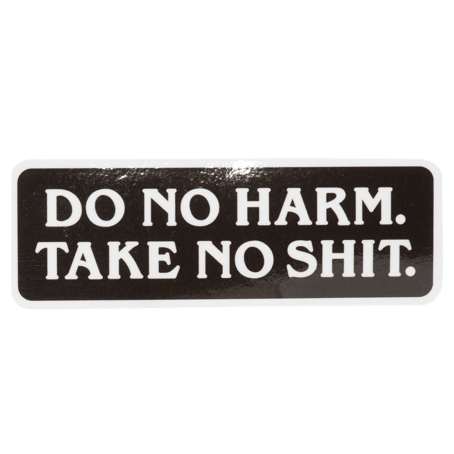 BIKE JERKS Do No Harm Sticker