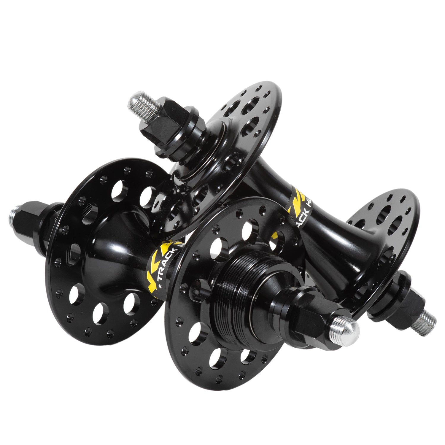 CYCROC Large Flange Track Hub F&R Set