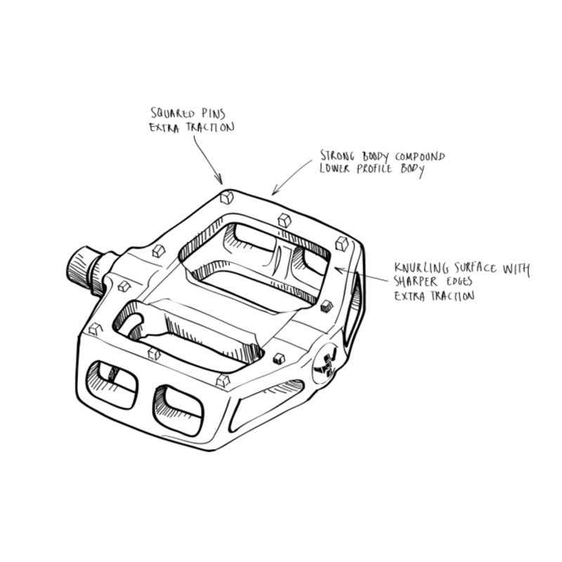 FLY BIKES Ruben Graphite Pedals