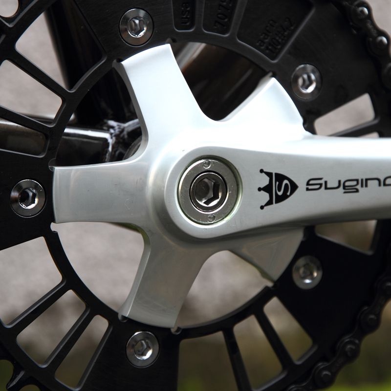 BLUE LUG Alloy Crank Cap Set