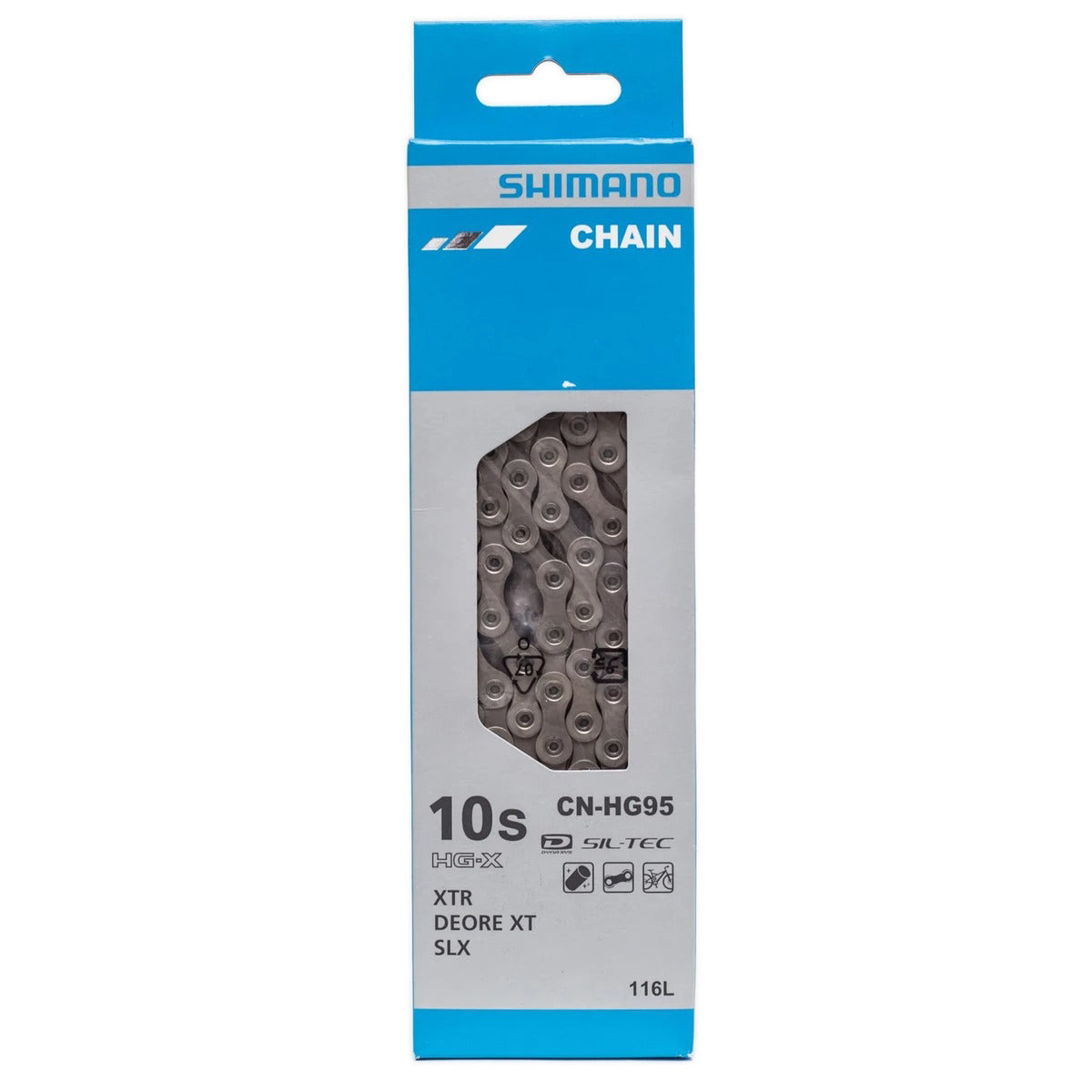 SHIMANO Chain CN-HG95 116L Hg-X 10S Sil-Tec