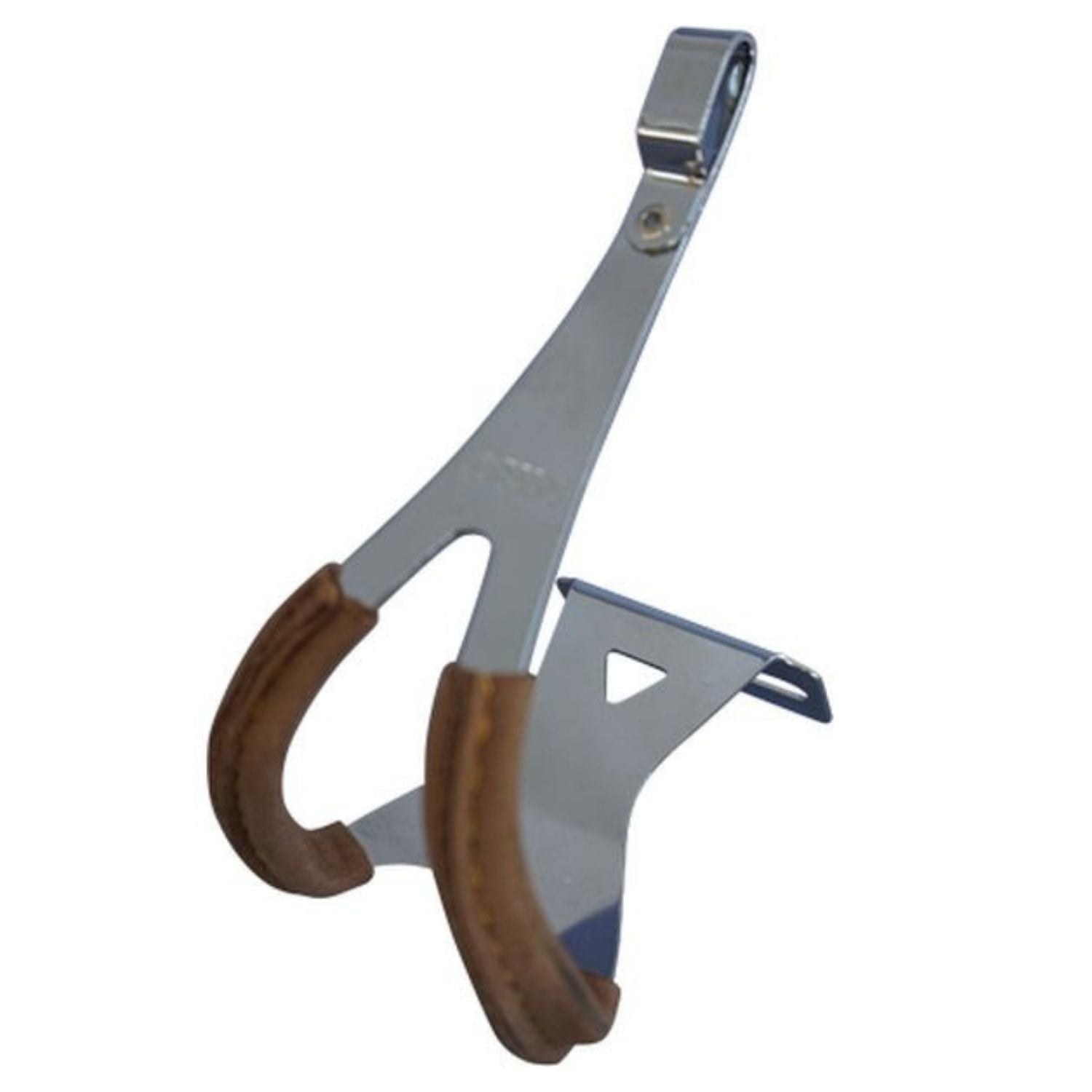 MKS Toe Clip Steel Deep with Leather