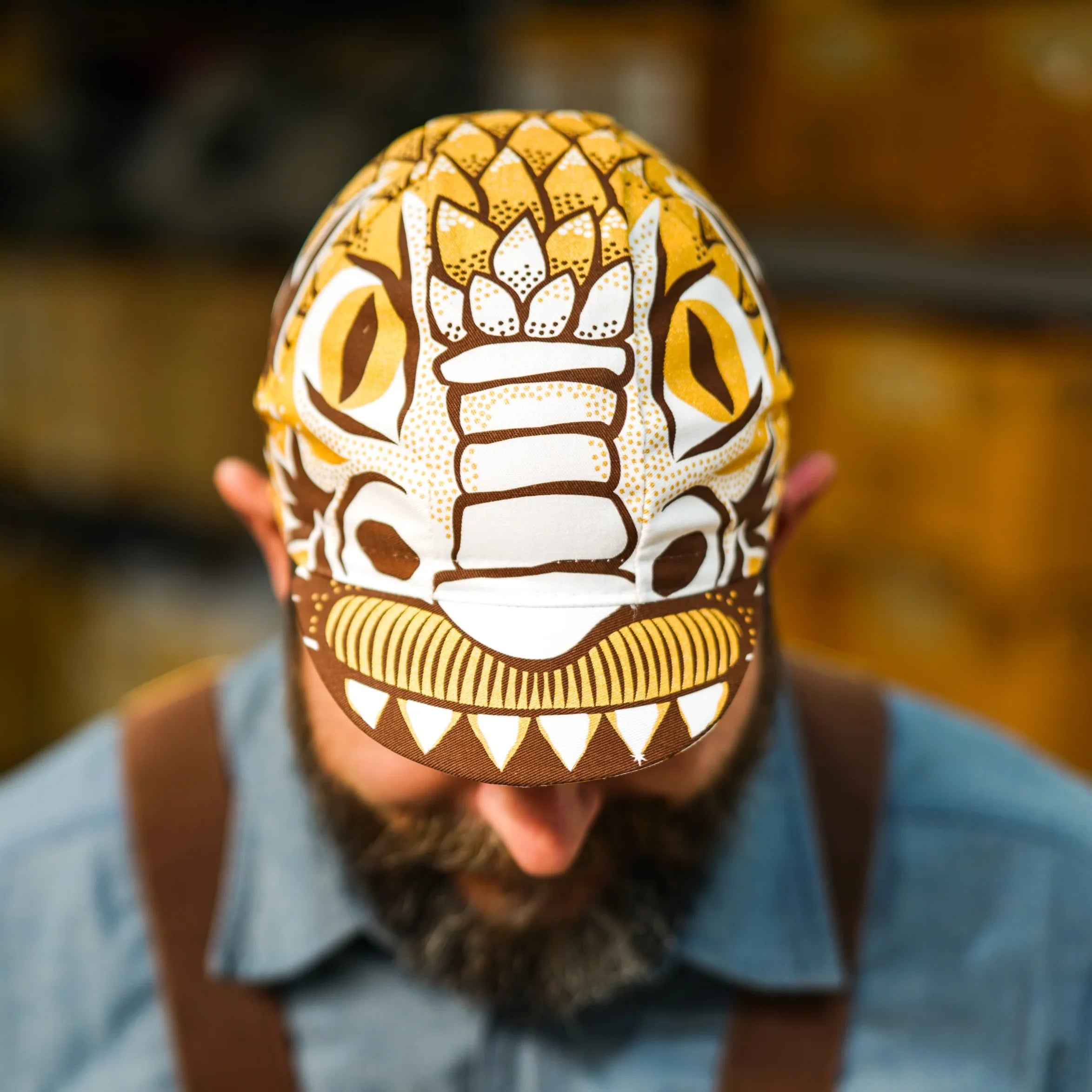 ADAM BELL'S WORKS Cycling Cap - Golden Shuppi