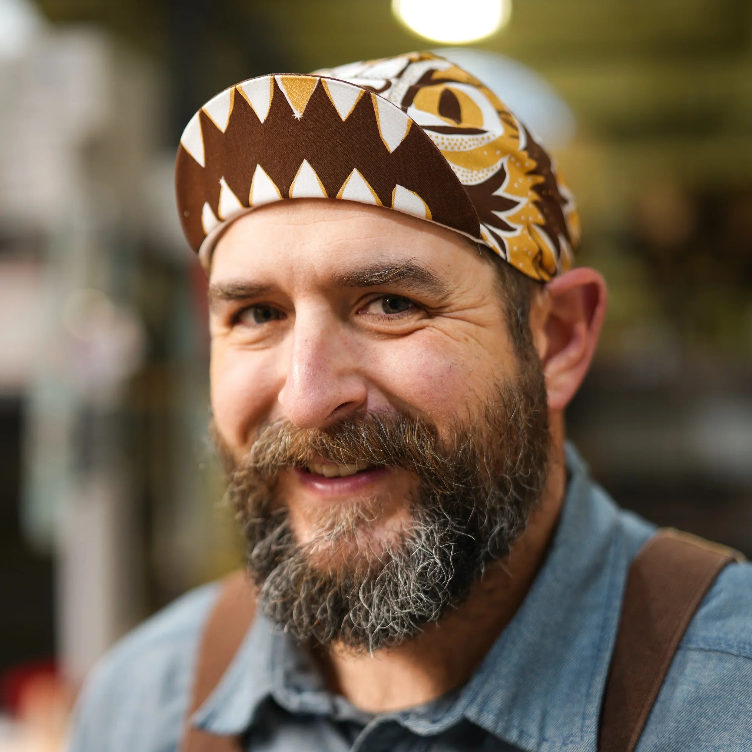 ADAM BELL'S WORKS Cycling Cap - Golden Shuppi