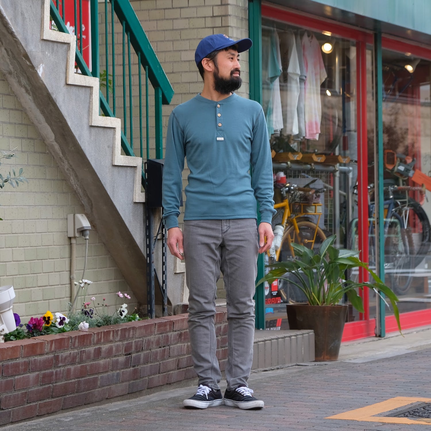 ACLIMA M's Warmwool Granddad Shirt