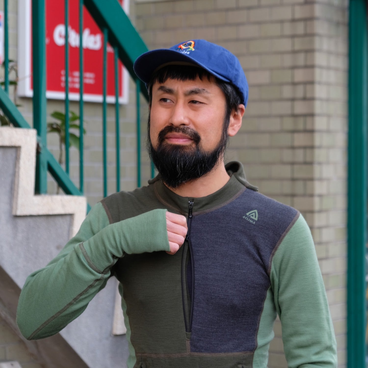 ACLIMA M ’s Warmwool Hood Sweater W / Zip