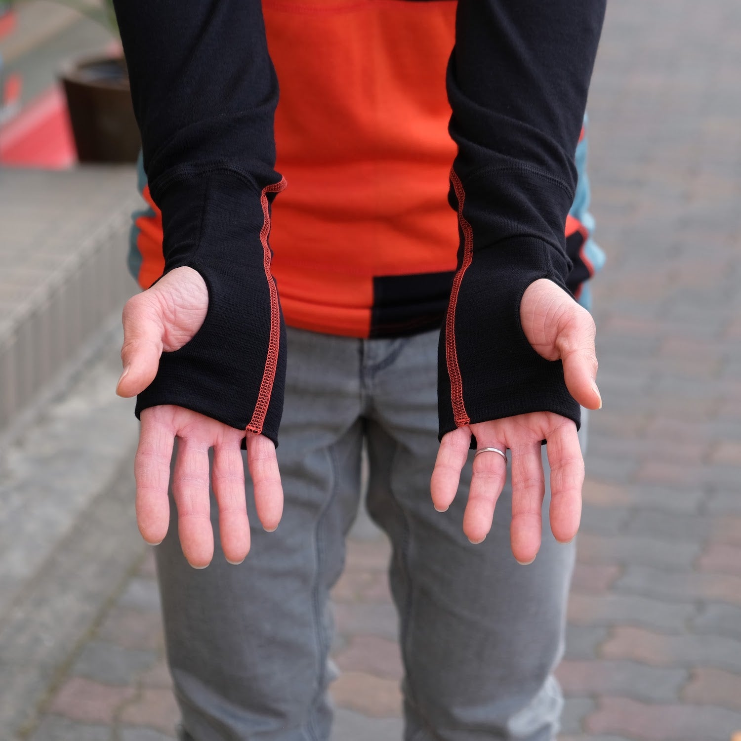 ACLIMA M ’s Warmwool Hood Sweater W / Zip