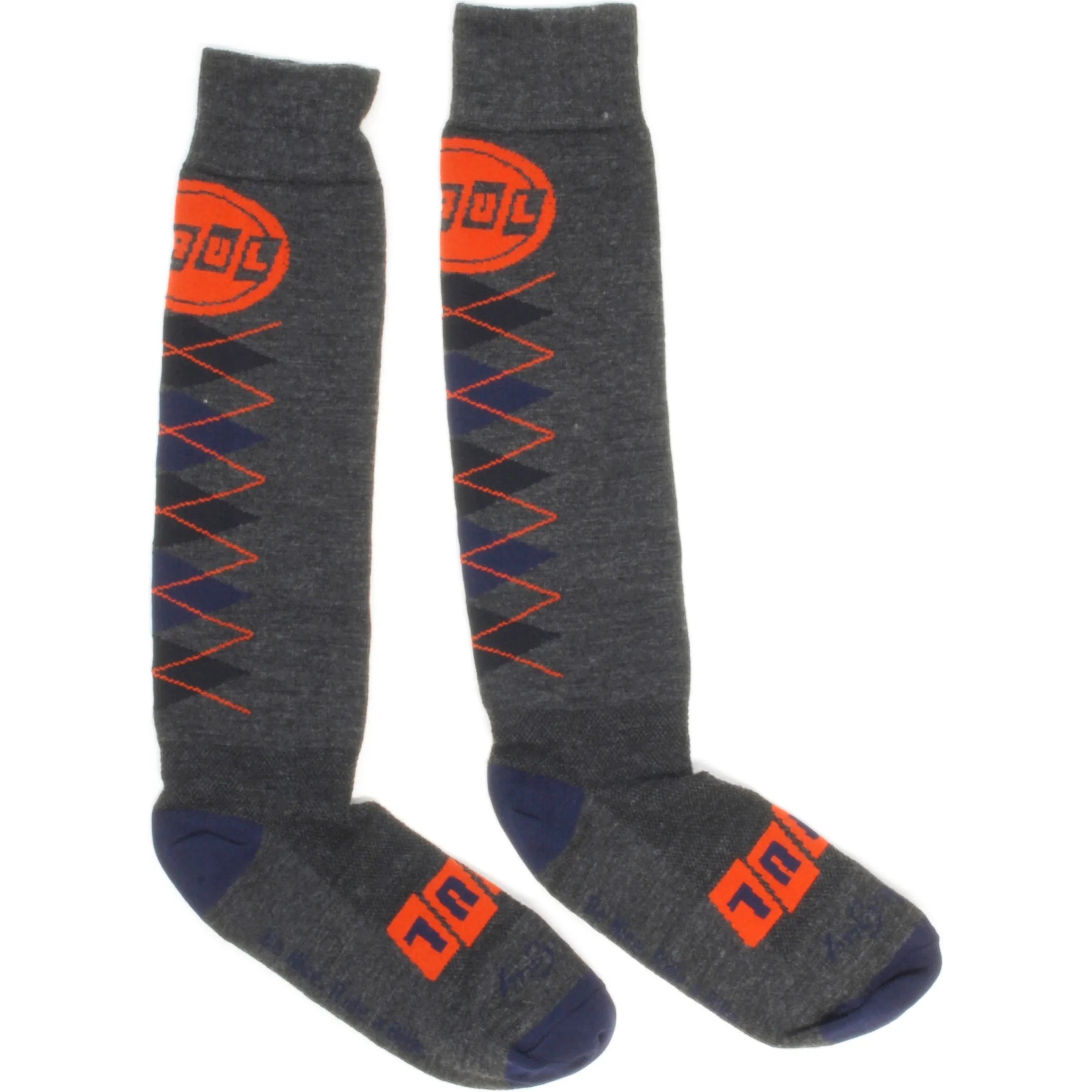PAUL COMPONENT Wool Knee High Logo Argyle