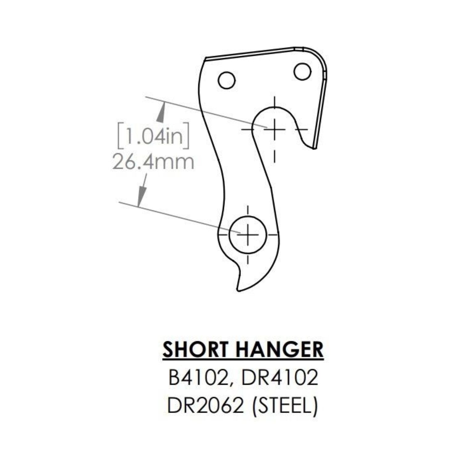 PARAGON MACHINE WORKS Derailleur Hanger DR4102