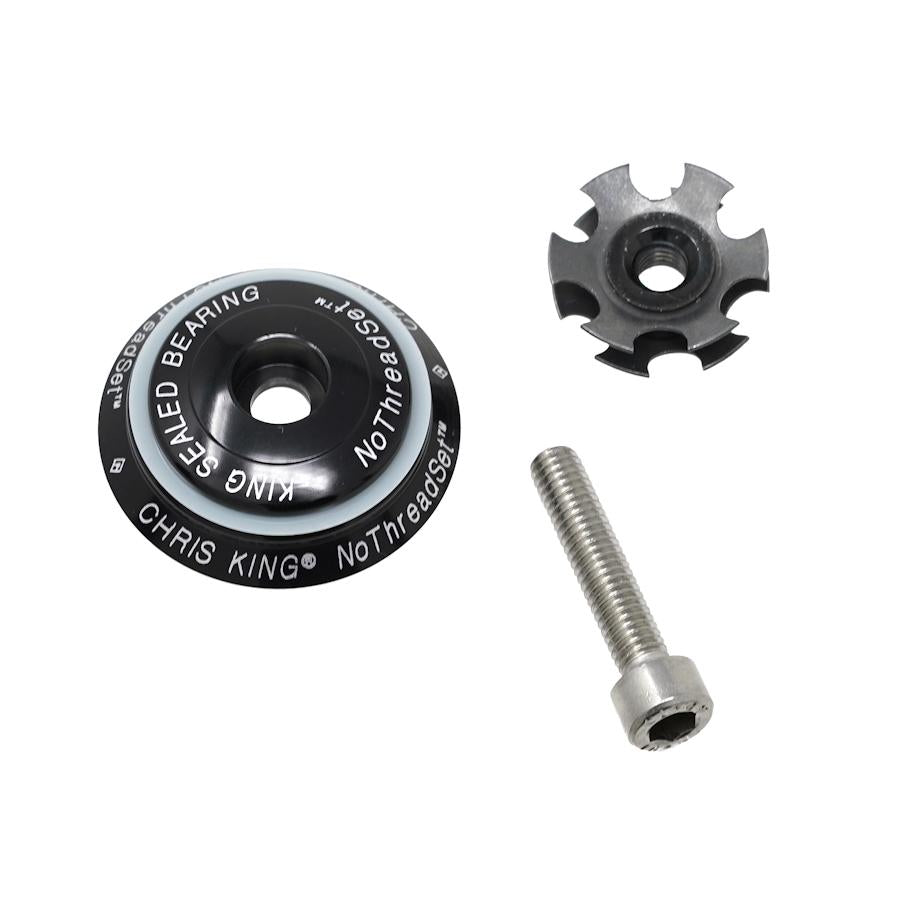 CHRIS KING* nothreadset 1 1/8 inch (black) - BLUE LUG ONLINE