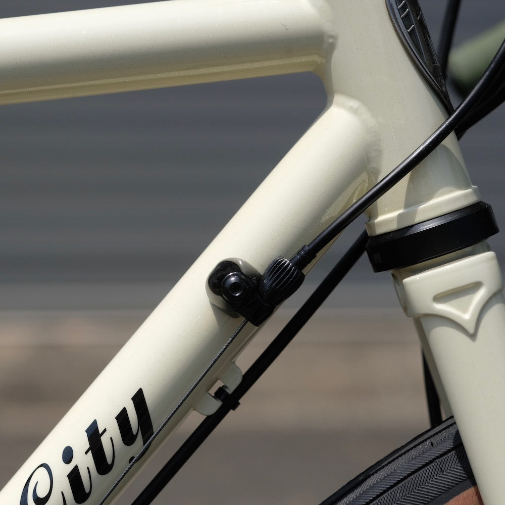 DIA COMPE Downtube Cable Adjuster All Black