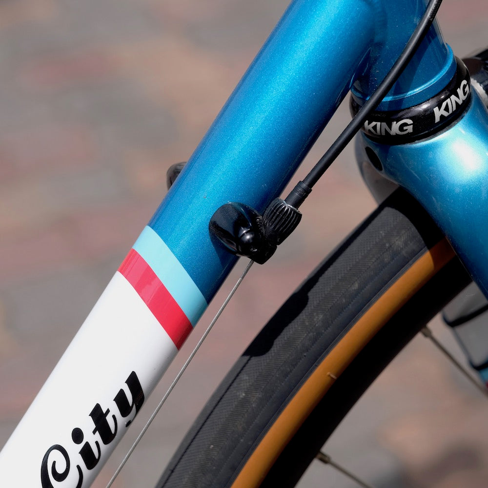 DIA COMPE Downtube Cable Adjuster All Black