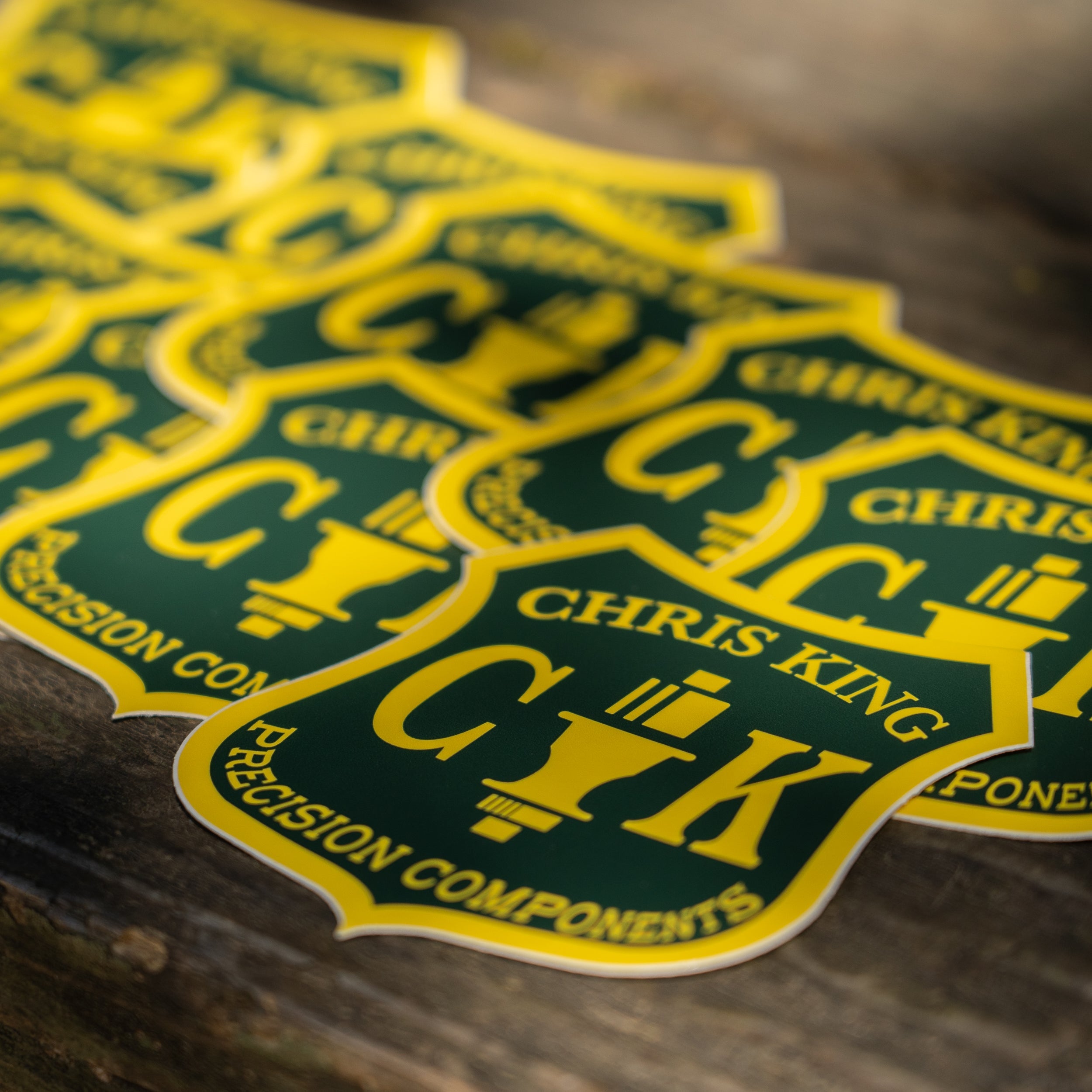 CHRIS KING Trail Badge Sticker
