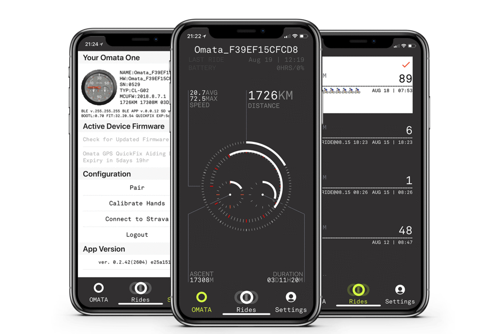 OMATA One GPS Bike Speedometer KPH