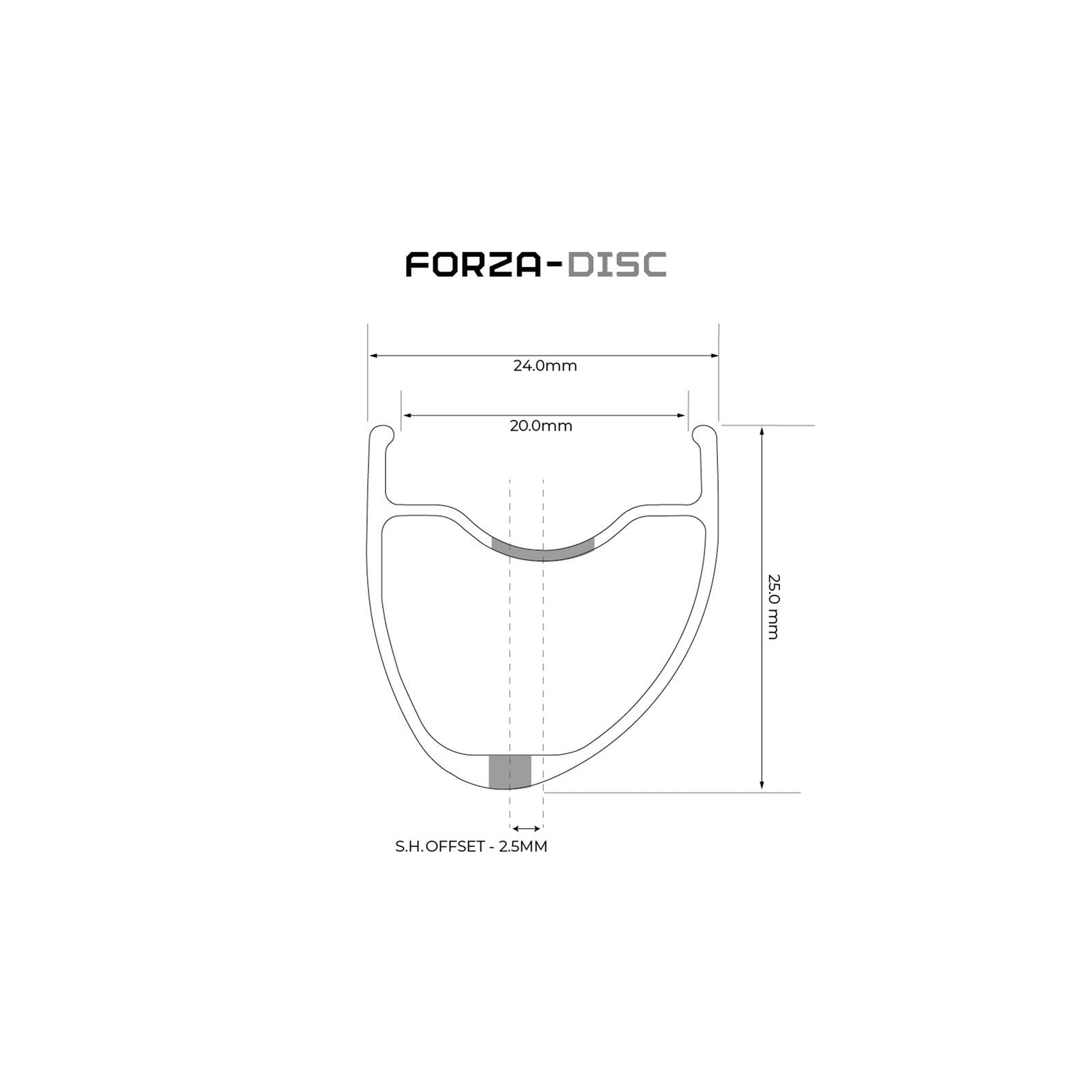 PACENTI Forza Rim Asymmetrical Disc