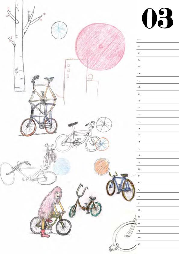 ADAM'S Bicycle Calendar