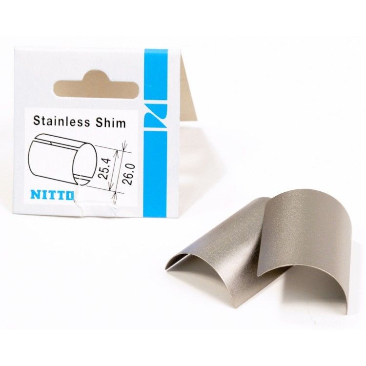 NITTO Stainless Handlebar Shim (25.4 to 26.0)