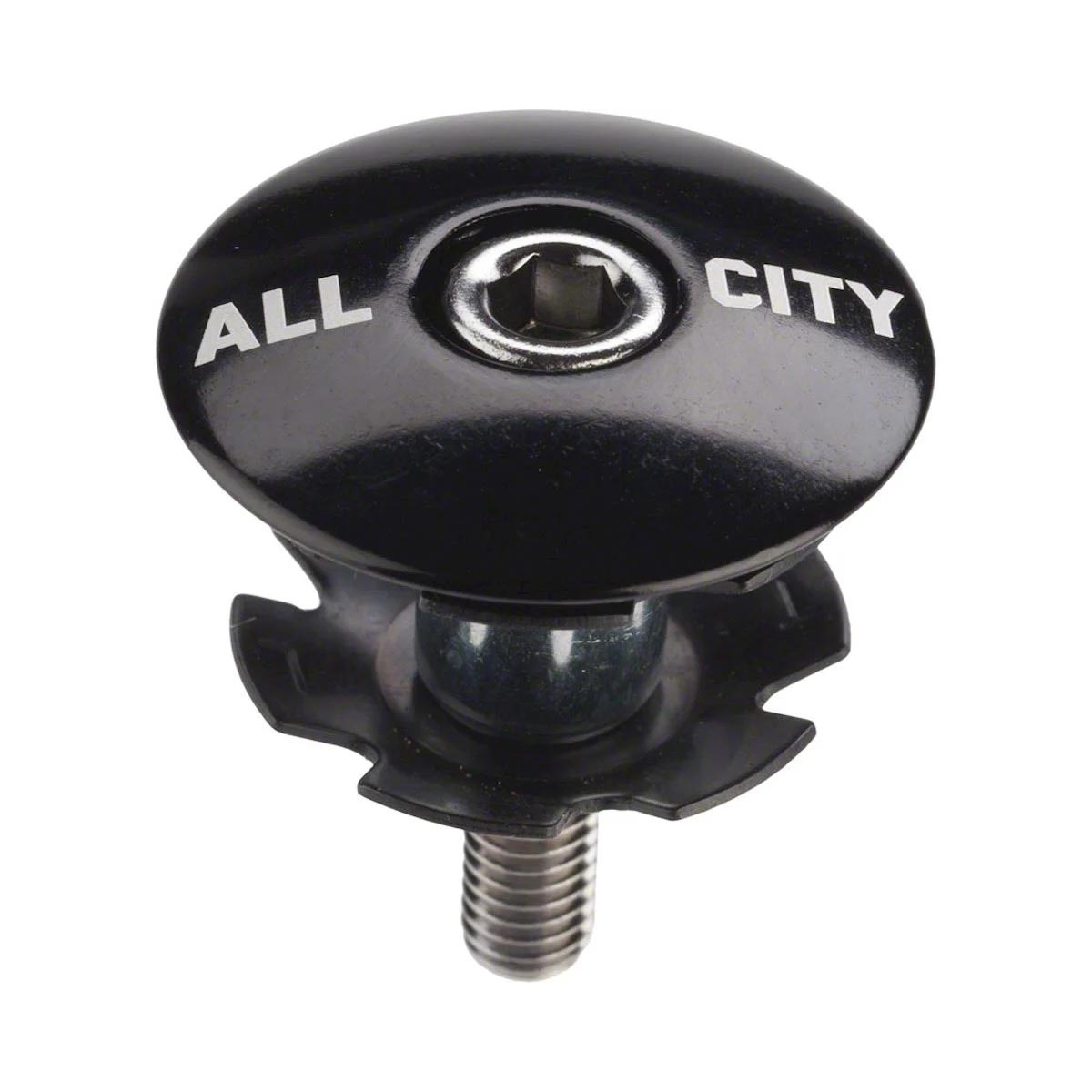 ALLCITY Top Cap 1-1 / 8 Black