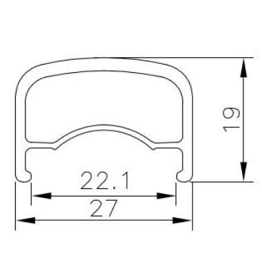 Vero Orange Voyager Rim