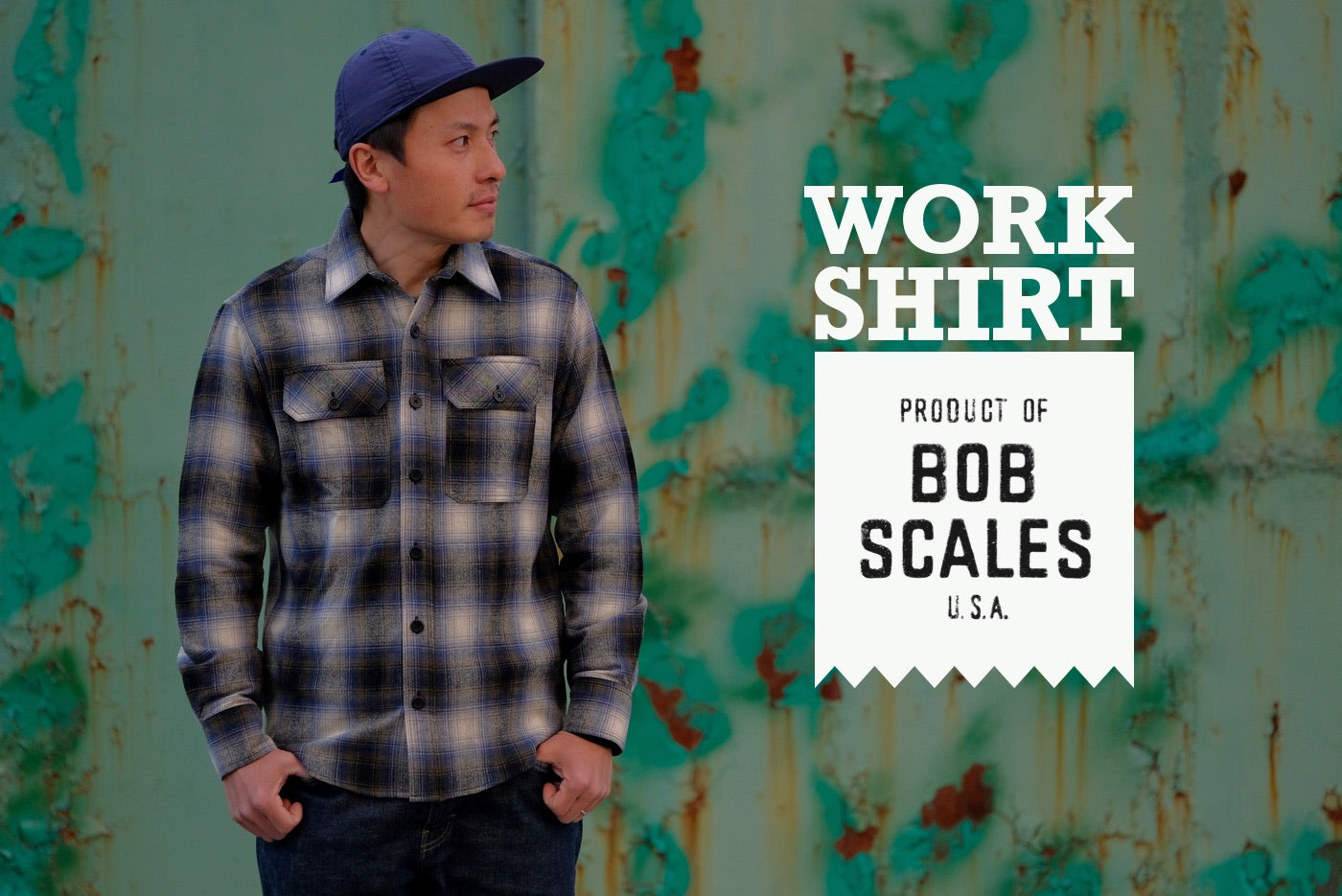 【PRODUCT OF BOB SCALES】シンプルで機能的なワークシャツ。