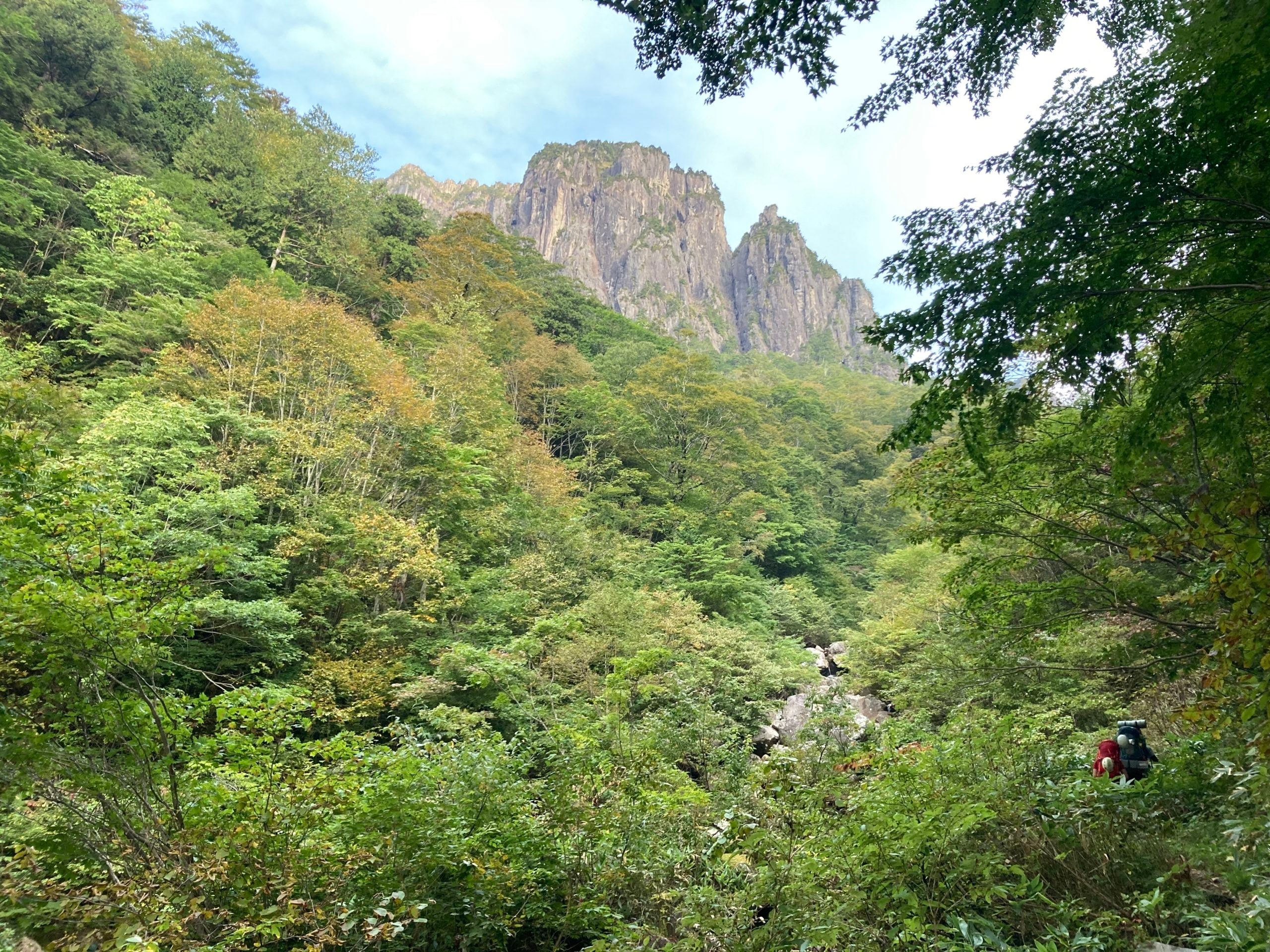 憧れの錫杖岳へ